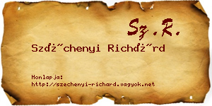 Széchenyi Richárd névjegykártya